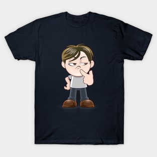 cute boy wondering T-Shirt